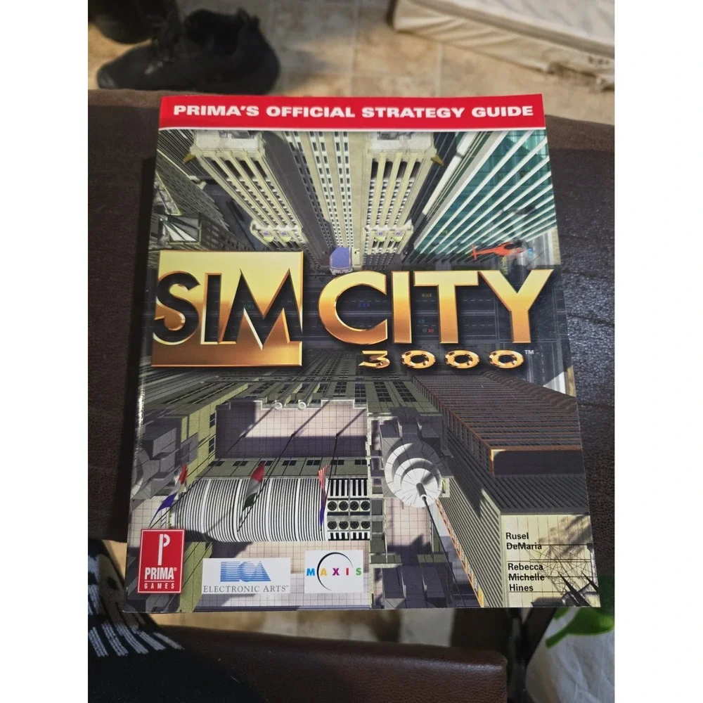 SimCity Game Manuals Lot Of 5 Books 3000, 2000, Farm, Strategies & Secrets Used